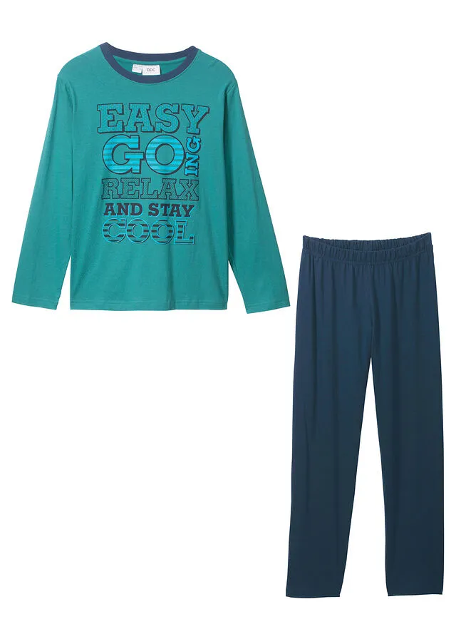 PIJAMA (2 PIEZAS) AZUL VERDOSOAZUL OSCURO